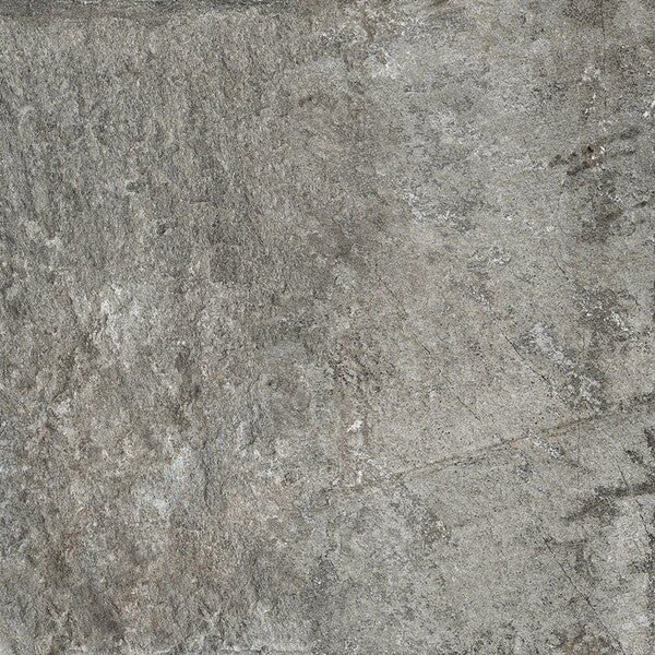 Grey Porcelain Rough & Straight Edge 24 x 24 x 3/4 Paver