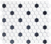 Abbot 10.24x11.81 Hexagon Porcelain Mosaic