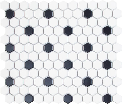 Abbot 10.24x11.81 Hexagon Porcelain Mosaic