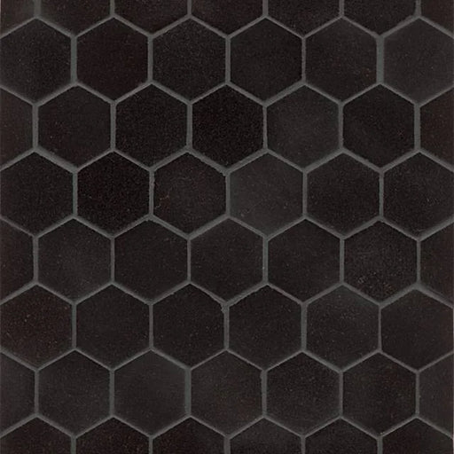 Absolute Black 12.5x11.75 Hexagon Polished Granite Tile