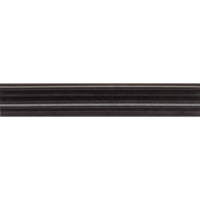 Absolute Black 12x2 Chair Rail Polished Granite Trim
