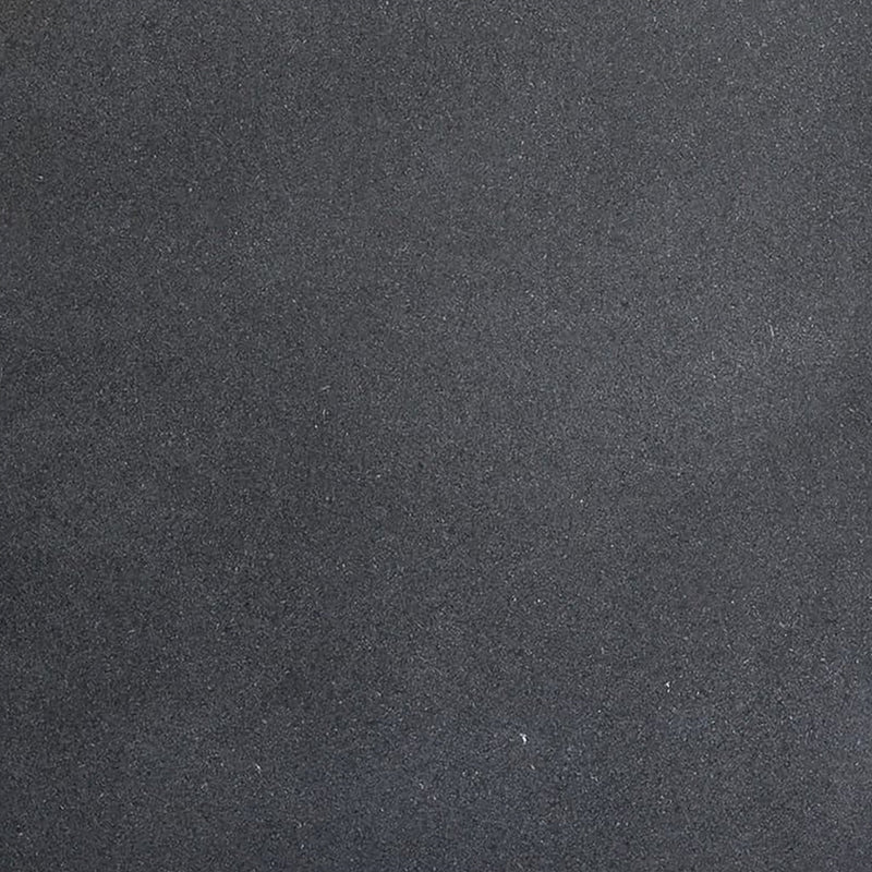 Absolute Black 18x18 Honed Granite Tile with a dark charcoal-black surface and fine, evenly distributed mineral texture.