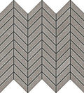 AbsoluteSlate Grey 1x2 Chevron Rectified Porcelain Mosaic Tile