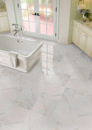 Adella Calacatta 18x18 Matte Porcelain Tile