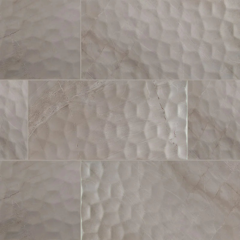 Adella Viso Gris 12x24 Matte Satin Porcelain Wall Tile