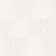 Adella Viso White 12x24 Matte Satin Ceramic Wall Tile