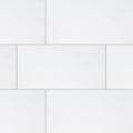 Adella White 12x24 Matte Satin Ceramic Wall Tile