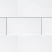 Adella White 12x24 Matte Satin Ceramic Wall Tile