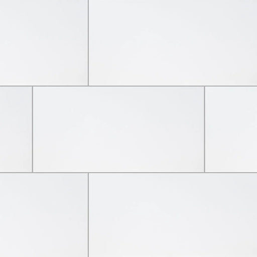 Adella White 12x24 Matte Satin Ceramic Wall Tile