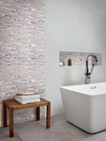 Adella White 12x24 Matte Satin Ceramic Wall Tile