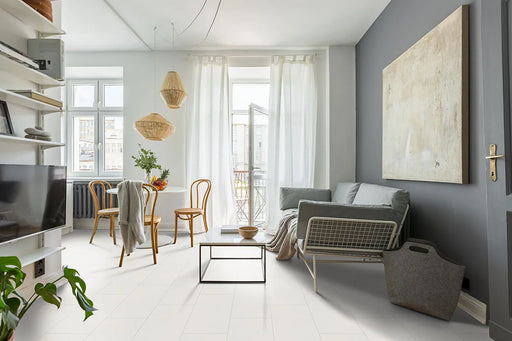 Adella White 12x24 Matte Satin Ceramic Wall Tile