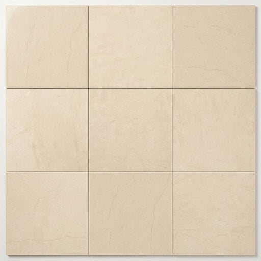 Adour Creme Limestone Tile 12x12 Polished 3/8 inch close-up