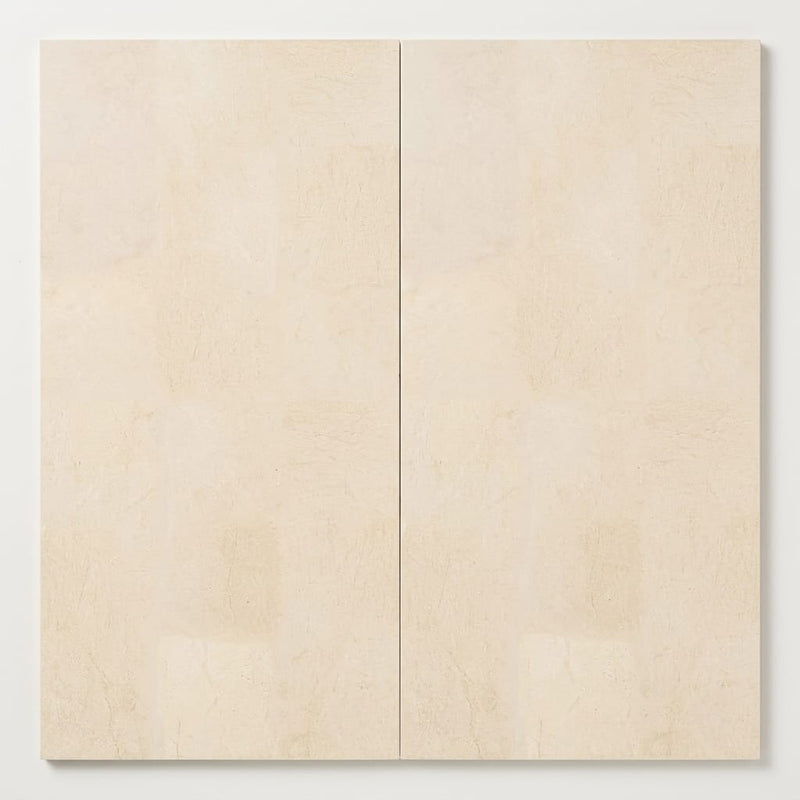 Adour Creme Limestone Tile 12x24 Honed 1/2 inch close-up