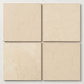 Adour Creme Limestone Tile 18x18 Polished 1/2 inch close-up