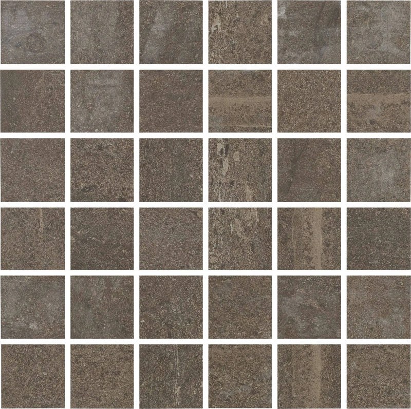 Adrock Espresso 2x2 Mosaic Porcelain Sheet