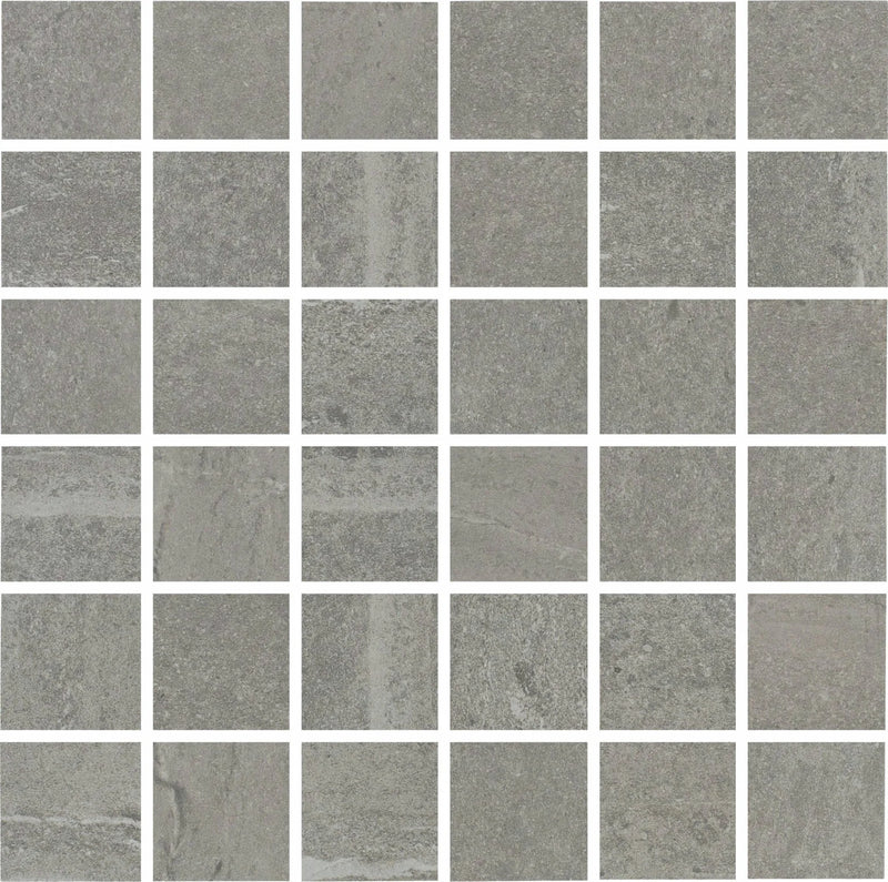 Adrock Nickel 2x2 (12x12 Sheet) Porcelain Mosaic Tile
