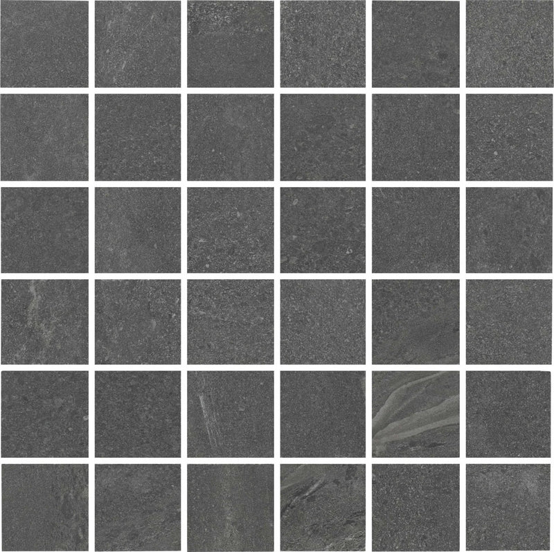 Adrock Shadow 2x2 (12x12 Sheet) Porcelain Mosaic Tile