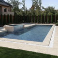 Aegean Pearl 12x24 Sandblast Travertine Pool Coping