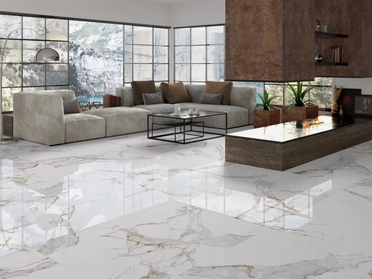 Aeris Gold 24x48 Polished Porcelain Tile
