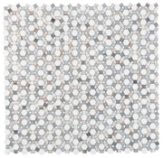 Aether Blue 2x2 Marble Mosaic