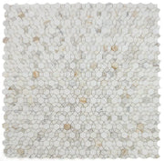 Aether Calacatta 2x2 Honed Marble Mosaic