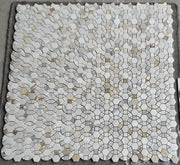 Aether Calacatta 2x2 Honed Marble Mosaic