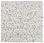 Aether Calacatta 1x2 Polished Marble Mosaic