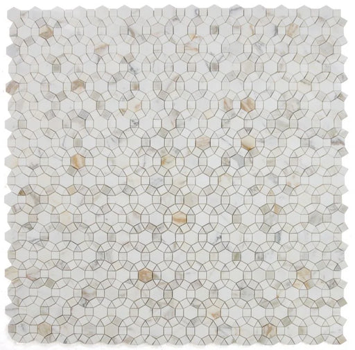 Aether Calacatta 1x2 Polished Marble Mosaic