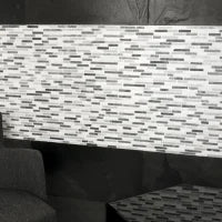 Afyon 11.42x12.8 Hexagon Marble Mosaic