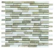 Afyon 11.42x12.8 Hexagon Marble Mosaic