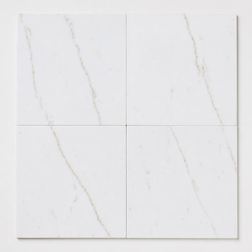 Afyon Sugar 18x18 Polished Veined Marble Tile close-up