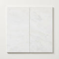 Afyon White Marble 12x24 Polished Tile close-up