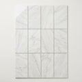 Afyon White Marble 3x6 Polished Tile close-up
