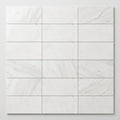Afyon White Marble 6x12 Polished Tile close-up