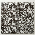 Agglomerate Palladio Moro Marble Tile in Deep Brown 24x24 close-up