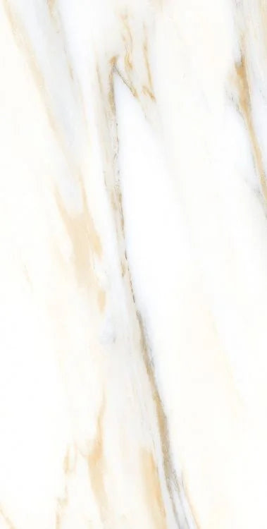AGL Calacatta Gold 12x24 Polished Marble Look Porcelain Tile
