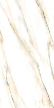 AGL Calacatta Gold 24x48 Polished Marble Look Porcelain Tile