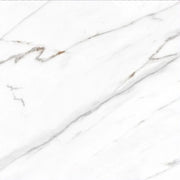 AGL Carrara 24x24 Polished Marble Look Porcelain Tile