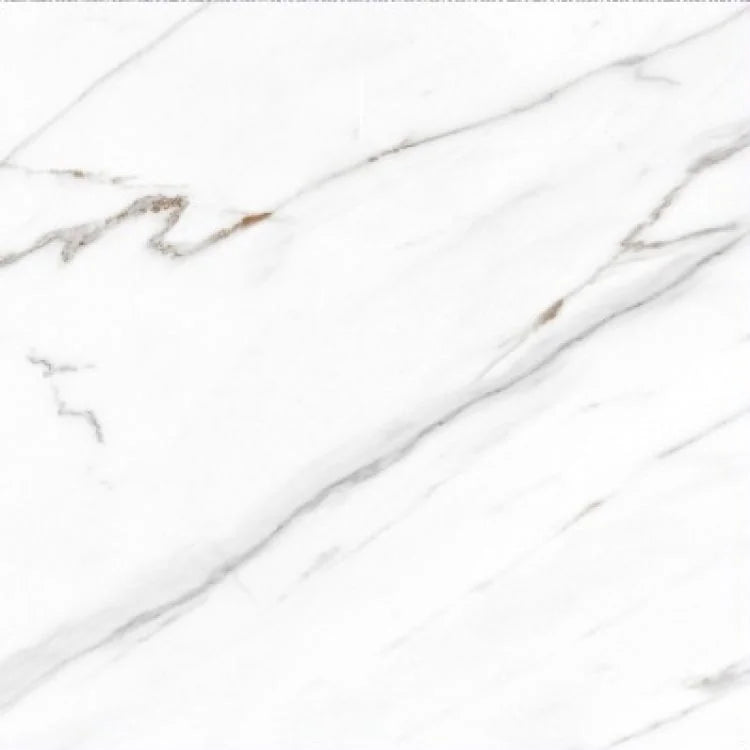 AGL Carrara 24x24 Polished Marble Look Porcelain Tile