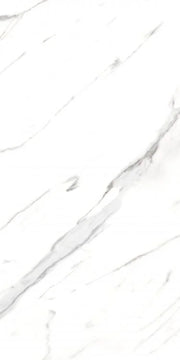 AGL Carrara 24x48 Polished Marble Look Porcelain Tile