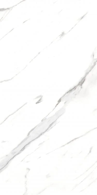 AGL Carrara 24x48 Polished Marble Look Porcelain Tile