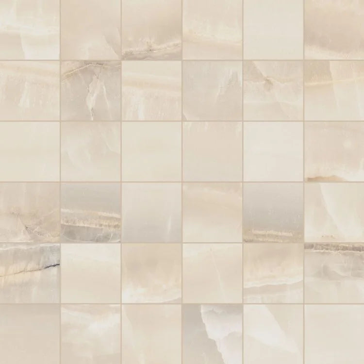 Akoya Ivory 2x2 Matte Porcelain Mosaic