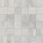 Akoya Silver Matte Porcelain Mosaic