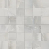 Akoya Silver Matte Porcelain Mosaic