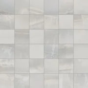 Akoya Silver Matte Porcelain Mosaic