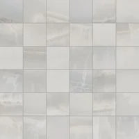 Akoya Silver Matte Porcelain Mosaic