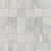 Akoya Silver Matte Porcelain Mosaic