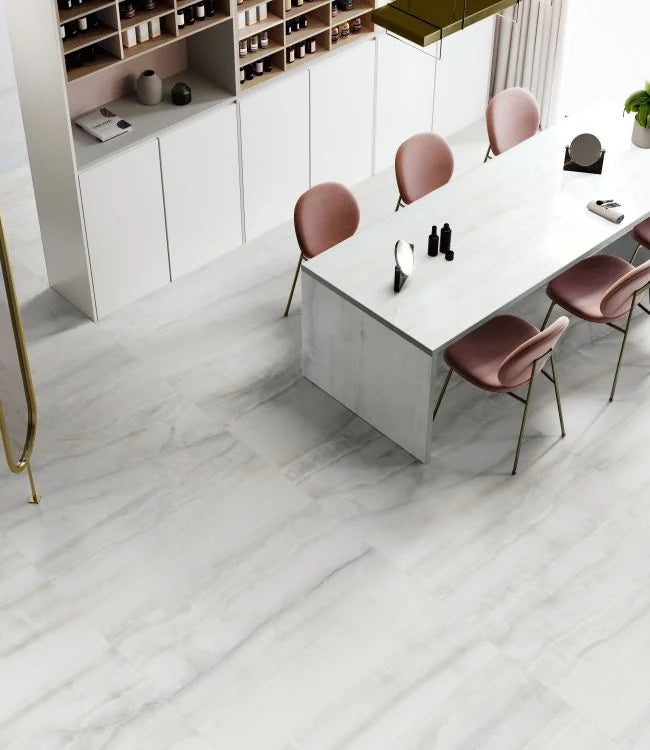 Akoya Silver 24x48 Matte Porcelain Tile