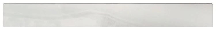 Akoya Silver 3x24 Bullnose Matte Porcelain Trim