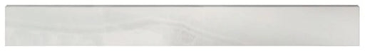 Akoya Silver 3x24 Bullnose Polished Porcelain Trim